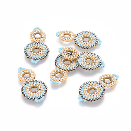 MIYUKI & TOHO Handmade Japanese Seed Beads Links SEED-A027-G12-1