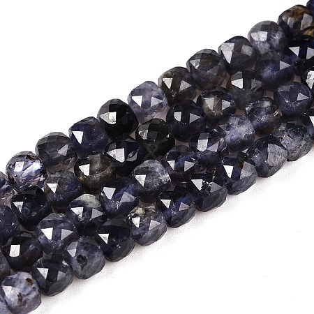 Natural Iolite Beads Strands G-N342-112A-1