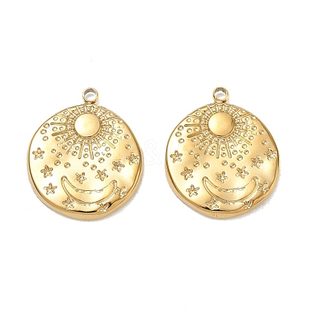 304 Stainless Steel Pendants SA-CBAF1D5-01G-C-1