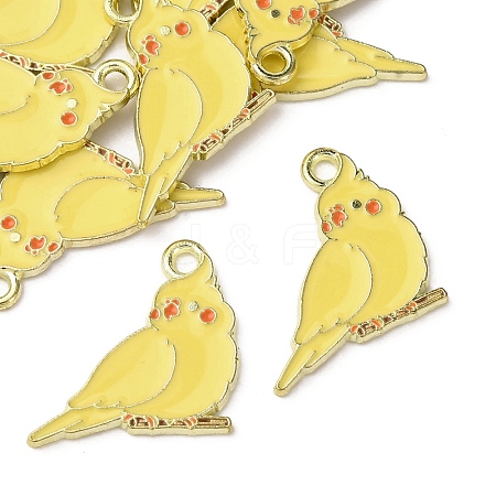 Alloy Enamel Pendants ENAM-C030-01C-G-1