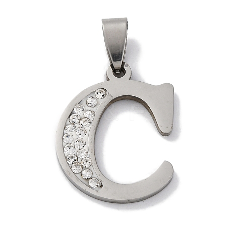 201 Stainless Steel Pendants STAS-Q342-53P-C-1