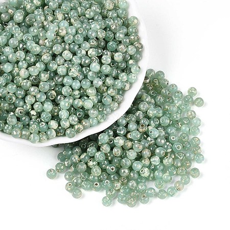 Picasso Baking Paint Glass Seed Beads SEED-N007-35D-1