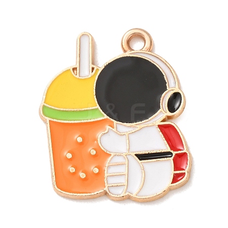 Alloy with Enamel Pendants AL-CBA9CD2-01E-1