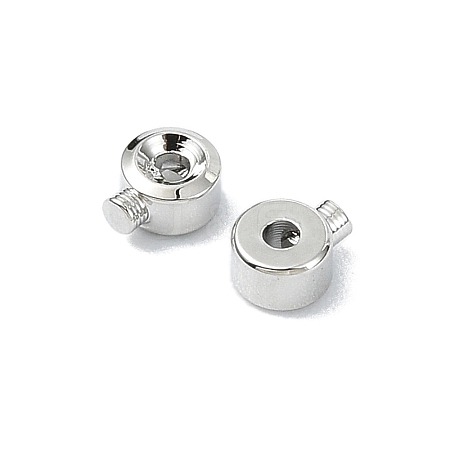 SHEGRACE Brass Crimp Beads XGR0053P-63P-1