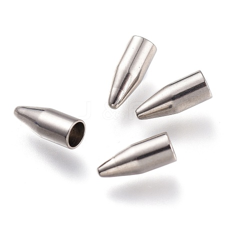 202 Stainless Steel Cord End Caps STAS-I168-04P-1