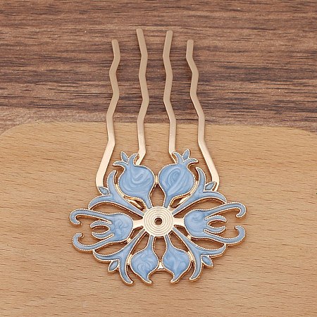 Alloy Hair Comb Findings PW-WGAD31C-06-1