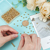 400Pcs Rack Plating Brass Beads KK-ME0001-71-3