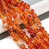 Natural Striped Agate/Banded Agate Beads Strands G-Z060-A01-B17-2