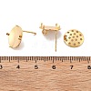 Brass Studs Earring Findings X-KK-K382-16A-G-3