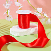 10 Yards Double-Face Polyester Satin Ribbons SRIB-TA0001-16D-4