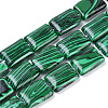 Synthetic Malachite Beads Strands G-T063-01-1