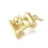 Brass Pendants KK-V002-25G-2