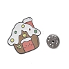 Christmas Theme Zinc Alloy Enamel Pin Brooch for Backpack Clothes JEWB-R003-02EB-07-3