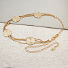 Vintage Alloy Geometric Disc Link Chain Waist Belly Chains for Women FS-WGD731C-09-1