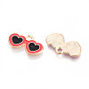 Beach Theme Alloy Enamel Pendants ENAM-T022-33N-2