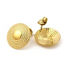 Ion Plating(IP) 304 Stainless Steel Stud Earrings LS-EJEW-I281-24G-2