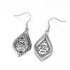 316 Surgical Stainless Steel Dangle Earrings EJEW-K042-24AS-2