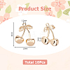 16Pcs Brass Charms KK-HS0001-87-2