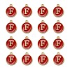 Golden Plated Alloy Enamel Charms LS-ENAM-S118-03F-2