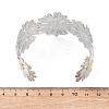 304 Stainless Steel Cuff Bangles for Women BJEW-G772-01GP-3