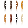 32Pcs 8 Colors 2-Hole Wood Buttons DIY-GF0011-42A-6