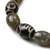 Tibetan Style dZi Beads Strands G-S389-A14-4