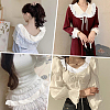 8Yards Flat Hollow Polyester Lace Trim OCOR-GF0006-07A-5