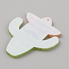 Carnival Themed Opaque Printed Acrylic Pendants SACR-WH0008-015F-2