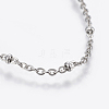 Tarnish Resistant 304 Stainless Steel Anklets AJEW-H013-05P-2