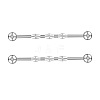 316L Surgical Stainless Steel Round Ball Bar Industrial Barbell Cartilage Earrings FS-WG6688D-05-2