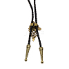 Wolf Head Laria Necklace for Men Women NJEW-WH0011-09AB-3