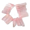 Natural Rose Crystal Beads Strands G-S386-D12-3