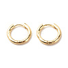 Brass Tubular Hoop Earrings for Women EJEW-G306-01G-1