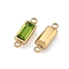 12Pcs 12 Colors Birthstone 304 Stainless Steel Rhinestone Connector Charms STAS-L022-576G-M-3