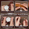 Plain Leather Watch Bands DIY-WH0021-77P-4