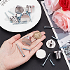 10 Sets Aluminium Alloy Cabinet Hardware FIND-GF0007-67P-3