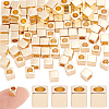 Brass Spacer Beads KK-HY0004-36B-1