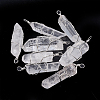 Natural Quartz Crystal Pendants X-G-S299-72-1