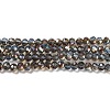 Electroplate Glass Beads Strands EGLA-A034-T6mm-J16-1