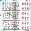 Stainless Steel DIY Nail Art Templates MRMJ-WH0092-056-3