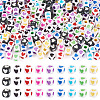 900Pcs 9 Colors Opaque Acrylic Beads OACR-TA0003-59-1