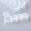 Plastic Bead Containers CON-L009-08-4