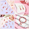 60Pcs 2 Colors Alloy Enamel Pendants ENAM-YW0004-37-5