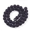 Transparent Glass Beads Strands GLAA-T032-T10mm-MD03-2