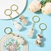 Iron Plastic Keychains KEYC-FZC0001-001C-G-7