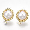 Alloy Stud Earring Findings X-PALLOY-T065-32-1