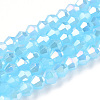 Imitation Jade Electroplate Glass Beads Strands LS-EGLA-A039-J2mm-B03-1