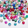 DIY Baking Painted Crackle Glass Beads Stretch Bracelet Making Kits DIY-PH0004-54E-5