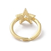 Brass Pave Cubic Zirconia Adjustable Rings RJEW-M170-24G-3