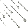12Pcs 4 Styles 304 Stainless Steel Chain Extender FIND-FS0002-96B-3